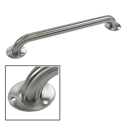 FURNORAMA 42 Inch Exposed Flange Ada Grab Bar - Stainless Steel FU773177